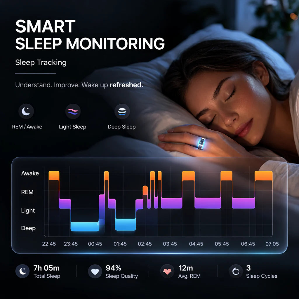 Sleep Deep Smart Ring Tracker